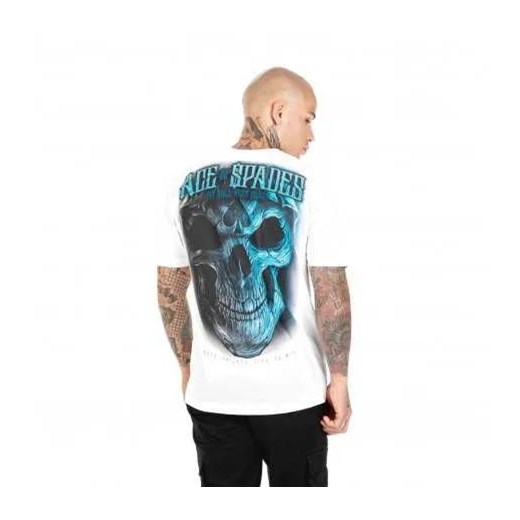 Koszulka Pit Bull Blue Skull - Biała Pit Bull West Coast XL ZBROJOWNIA