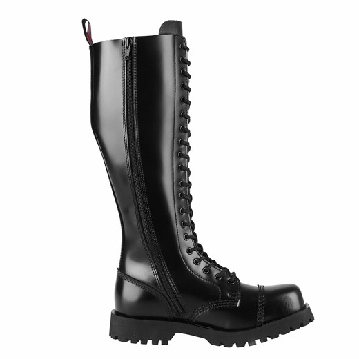 buty nevermind - 20 dziurkowe - black polido 36 40 Metal-shop