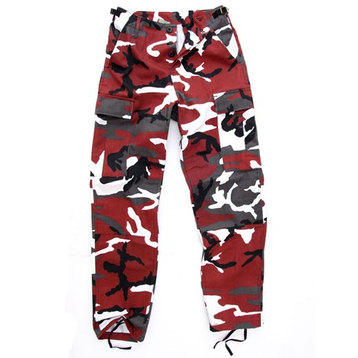 spodnie męskie usa bdu - army - red camo - 20050 XS XS Metal-shop