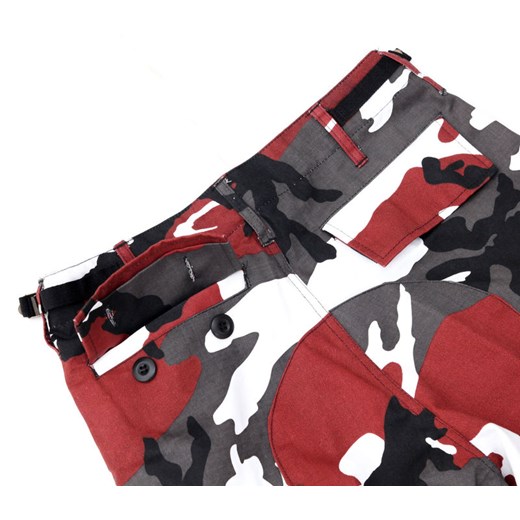 spodnie męskie usa bdu - army - red camo - 20050 XS XS Metal-shop