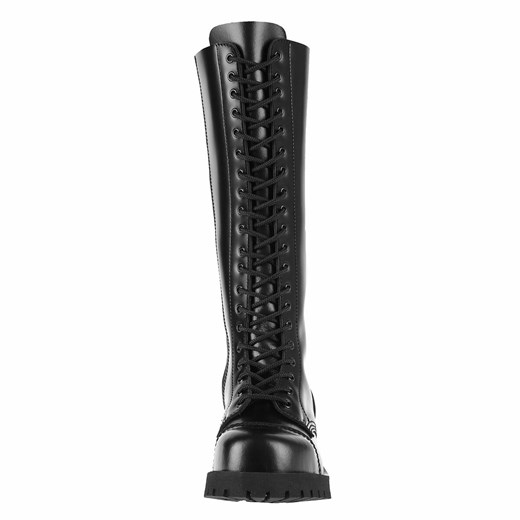 buty nevermind - 20 dziurkowe - black polido 36 41 Metal-shop