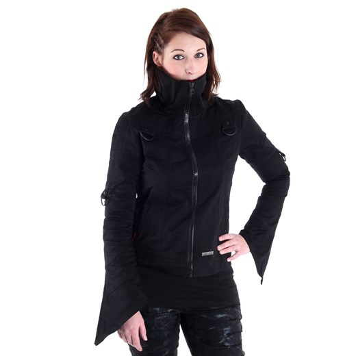 kurtka wiosna / jesień damskie - black - queen of darkness - ja1-310/16 L L Metal-shop