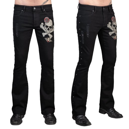 spodnie męskie (jeans) wornstar - vanguard - black 28 28 Metal-shop