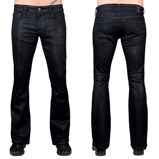 spodnie męskie (jeans) wornstar - hellraiser coated - charcoal 28 30 Metal-shop