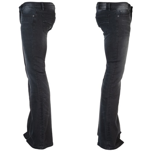męskie spodnie (jeansy) wornstar - starchaser - zabytkowe czarny 34 30 Metal-shop