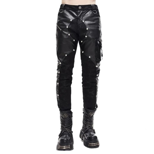 spodnie męskie devil fashion - london punk slim-fit punk S XXL Metal-shop