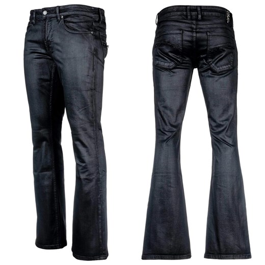 spodnie męskie (jeans) wornstar - hellraiser coated - charcoal 28 28 Metal-shop