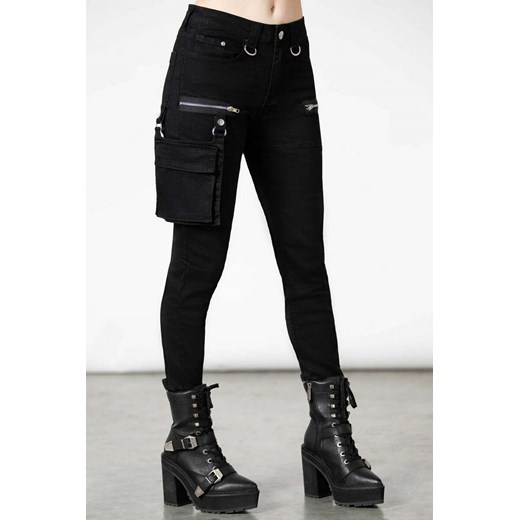 spodnie damskie killstar - dominance skinny jeans - black XS XXL Metal-shop