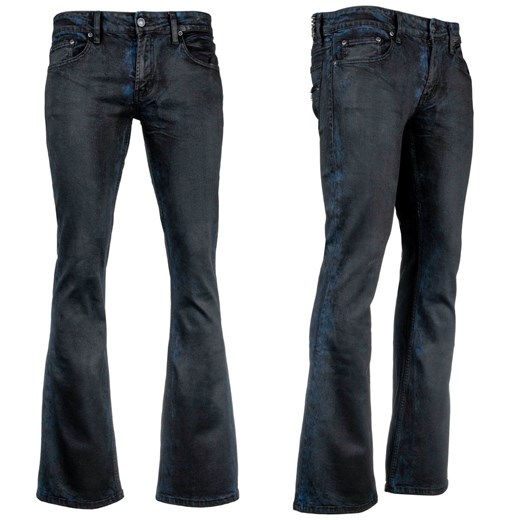 spodnie męskie (jeans) wornstar - hellraiser coated - cobalt blue 28 36 Metal-shop