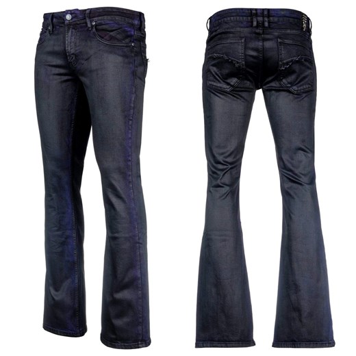 spodnie męskie (jeans) wornstar - hellraiser coated - purple haze 28 28 Metal-shop
