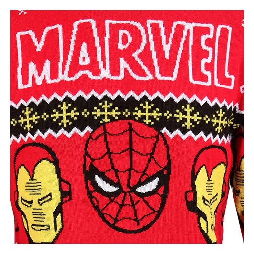 sweter męskie marvel comics - christmas jumper face´s - nnm - kt-marc-013 S Nnm XL Metal-shop