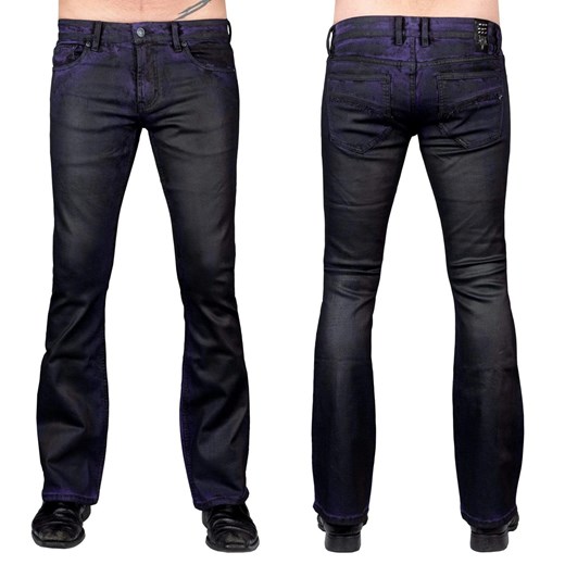 spodnie męskie (jeans) wornstar - hellraiser coated - purple haze 28 38 Metal-shop