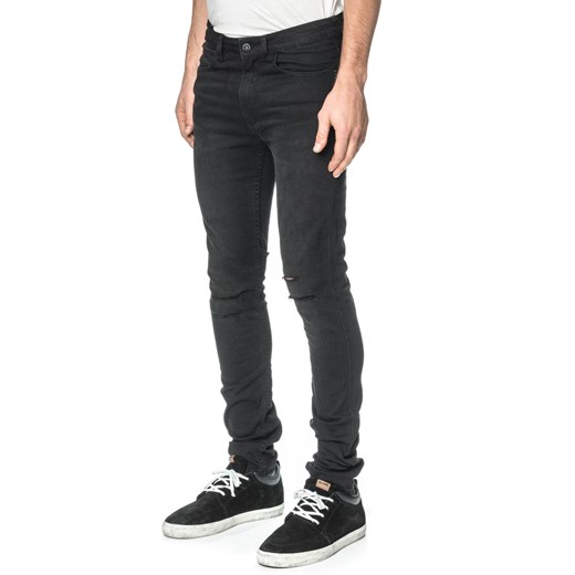 męskie spodnie (jeansy) globe - g.04 skinny - bić na dół czarny 34 36 Metal-shop
