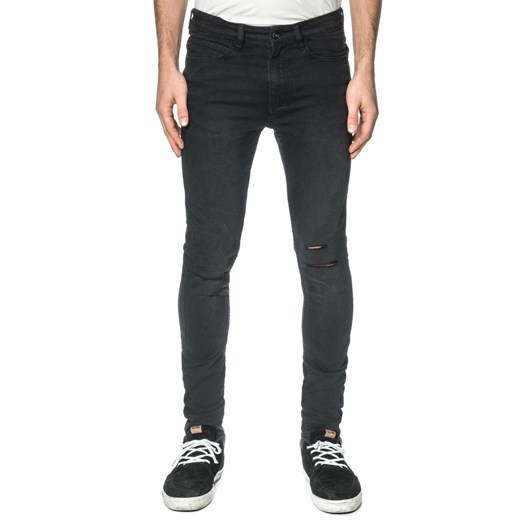 męskie spodnie (jeansy) globe - g.04 skinny - bić na dół czarny 34 38 Metal-shop