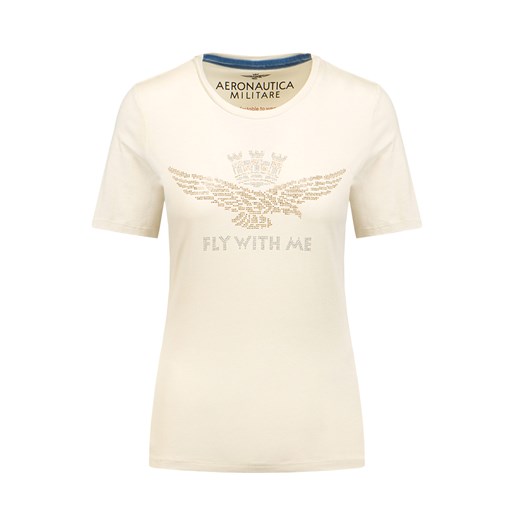 T-shirt AERONAUTICA MILITARE ze sklepu S'portofino w kategorii Bluzki damskie - zdjęcie 149332090