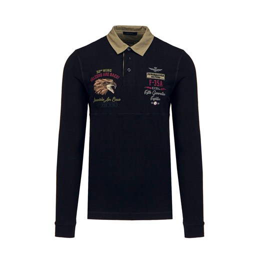 Koszulka polo AERONAUTICA MILITARE ze sklepu S'portofino w kategorii T-shirty męskie - zdjęcie 149332974