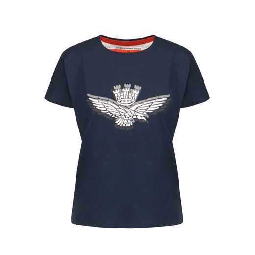 T-shirt AERONAUTICA MILITARE ze sklepu S'portofino w kategorii Bluzki damskie - zdjęcie 149333064