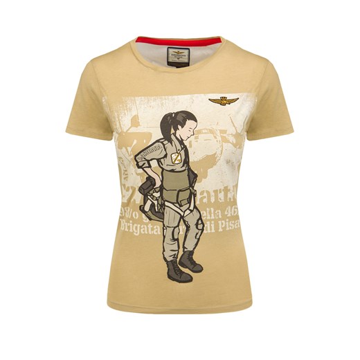 T-shirt AERONAUTICA MILITARE ze sklepu S'portofino w kategorii Bluzki damskie - zdjęcie 149333183