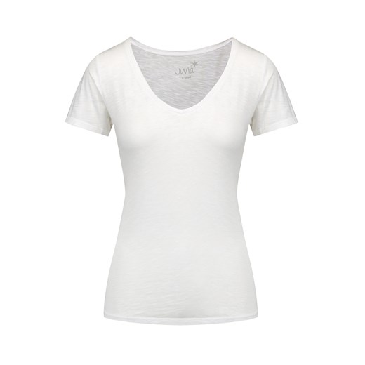 T-shirt JUVIA SLUB V-NECK ze sklepu S'portofino w kategorii Bluzki damskie - zdjęcie 149346643