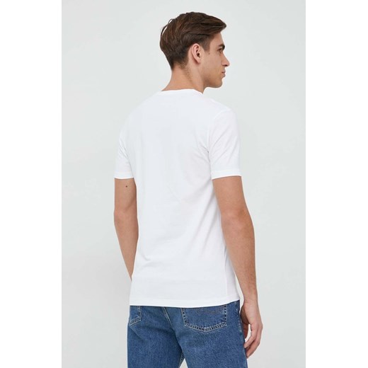 Calvin Klein Jeans t-shirt męski kolor biały gładki XXL ANSWEAR.com