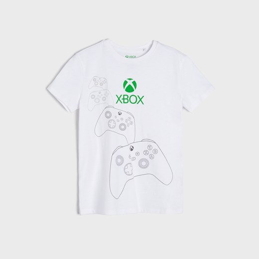 Sinsay - Koszulka Xbox - Biały Sinsay 140 promocja Sinsay