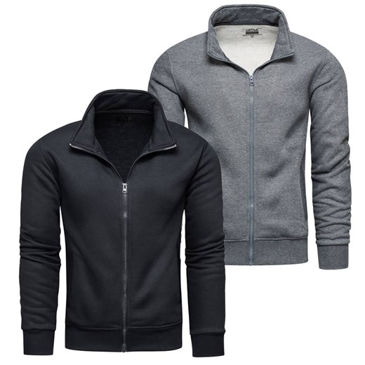 Zestaw bluz na suwak 2-pak Recea ze sklepu Recea.pl w kategorii Bluzy męskie - zdjęcie 149372702