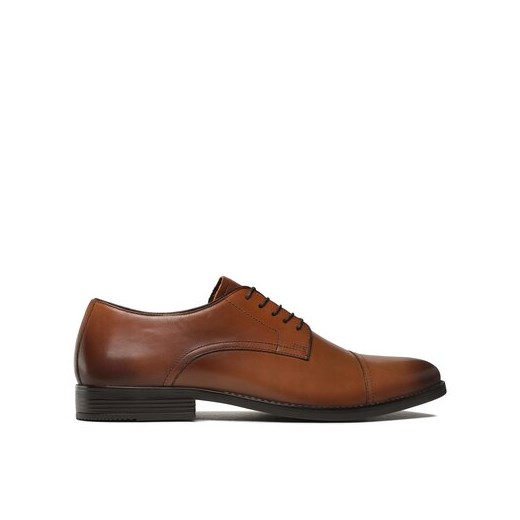 Brązowe buty eleganckie męskie Lasocki 