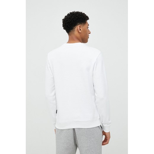 Napapijri bluza bawełniana męska kolor biały z nadrukiem Napapijri XL ANSWEAR.com