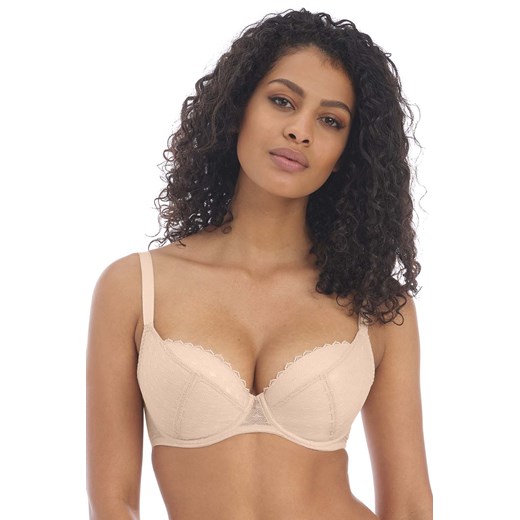 Freya Signature biustonosz Padded plunge AA400514NAE - beżowy - Freya Freya 85H okazja Janette.pl