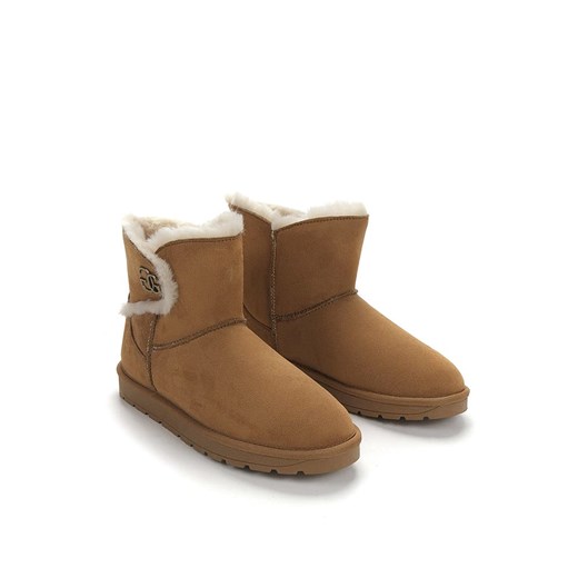 Śniegowce damskie Island Boot bez zapięcia casual płaskie 