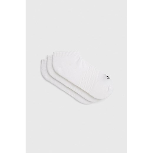 adidas skarpetki 3-pack kolor biały ze sklepu ANSWEAR.com w kategorii Skarpetki damskie - zdjęcie 149404044