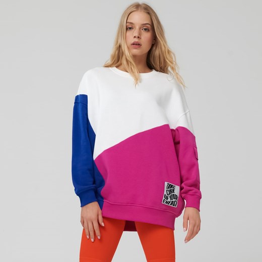 Sinsay - Bluza oversize - Różowy Sinsay L promocyjna cena Sinsay