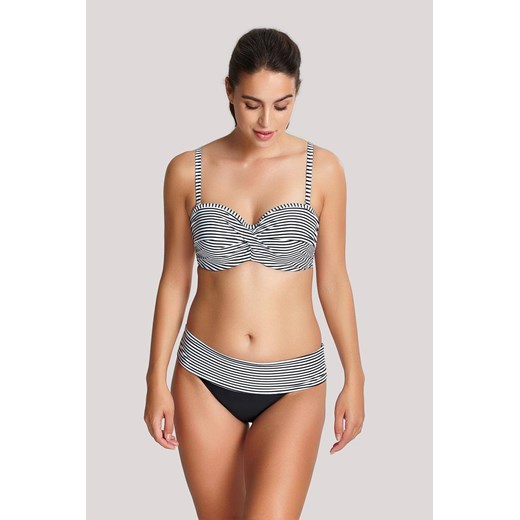 Anya Stripe bikini bandeau - czarno-białe - Panache Swim - WYPRZEDAŻ! Panache Swim 80D wyprzedaż Janette.pl