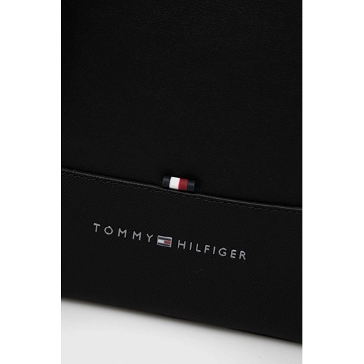 Tommy Hilfiger saszetka kolor czarny Tommy Hilfiger ONE ANSWEAR.com