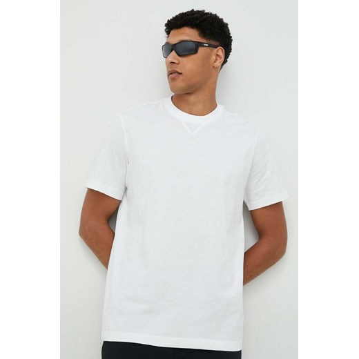 adidas t-shirt bawełniany kolor biały z aplikacją IC9788 ze sklepu ANSWEAR.com w kategorii T-shirty męskie - zdjęcie 149423901