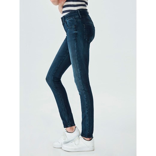 Dżinsy "Molly" - Skinny fit - w kolorze granatowym W27/L30 wyprzedaż Limango Polska