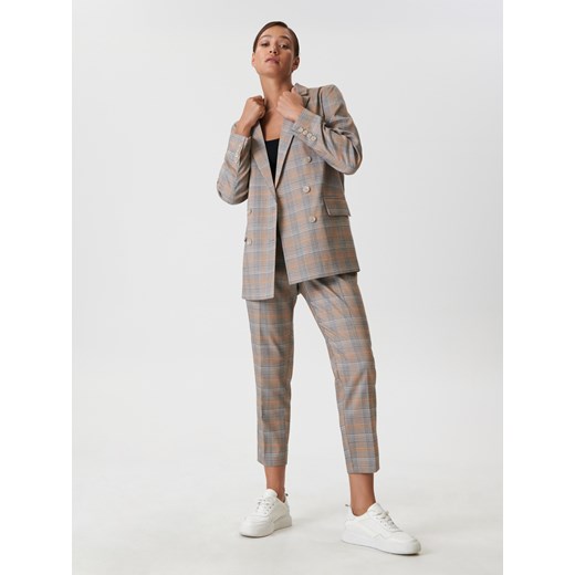 Sinsay - Spodnie z kantem - Kremowy Sinsay XXL Sinsay