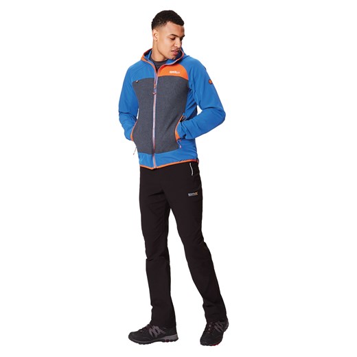 Męska Kurtka Softshell z kapturem REGATTA Carpo Hybrid Niebieski Regatta S Aktywnyturysta.pl
