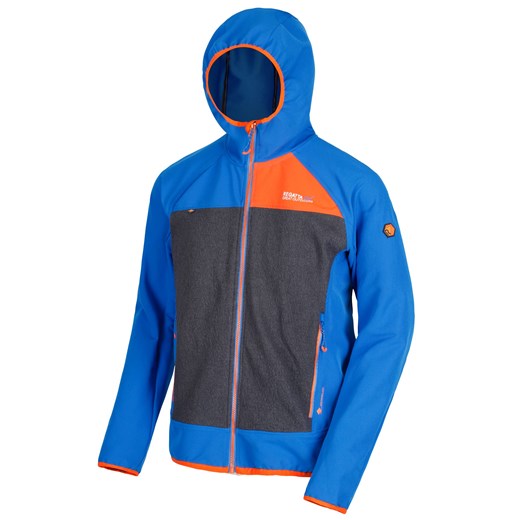 Męska Kurtka Softshell z kapturem REGATTA Carpo Hybrid Niebieski Regatta S Aktywnyturysta.pl