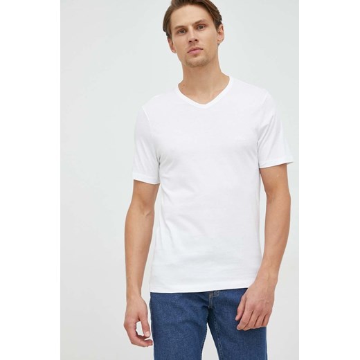 BOSS t-shirt bawełniany 3-pack kolor biały melanżowy XL okazyjna cena ANSWEAR.com