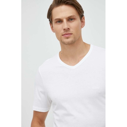 BOSS t-shirt bawełniany 3-pack kolor biały melanżowy XL wyprzedaż ANSWEAR.com