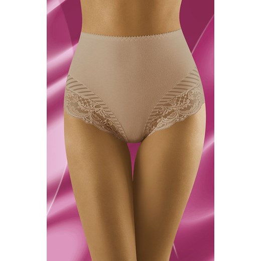 Eco-OU figi wysokie, Kolor beżowy, Rozmiar S, Wol-bar ze sklepu Intymna w kategorii Majtki damskie - zdjęcie 149465464