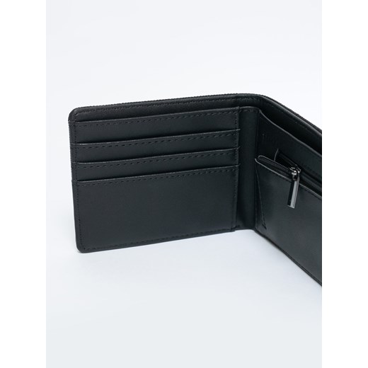 Kompaktowy portfel męski czarny Kolsson 906 ONE SIZE Big Star