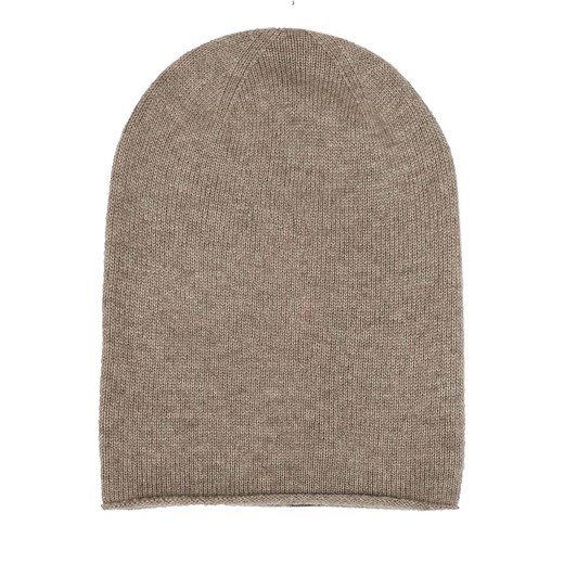 Kaszmirowa czapka beanie w kolorze beżowym Zwillingsherz onesize okazja Limango Polska