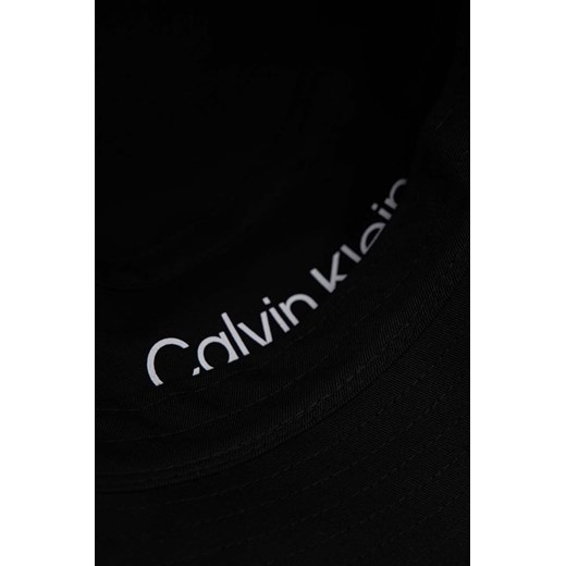 Calvin Klein kapelusz bawełniany kolor czarny bawełniany Calvin Klein ONE ANSWEAR.com