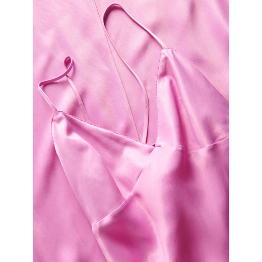 Sukienka Reserved z krótkim rękawem z wiskozy elegancka dopasowana mini z dekoltem w serek 