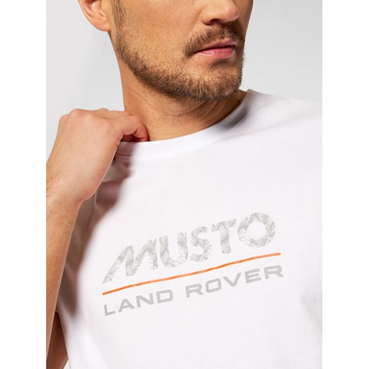 Musto T-Shirt Logo 84008 Biały Regular Fit Musto S wyprzedaż MODIVO
