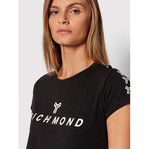 John Richmond T-Shirt Winoski UWA21019TS Czarny Regular Fit John Richmond M promocyjna cena MODIVO
