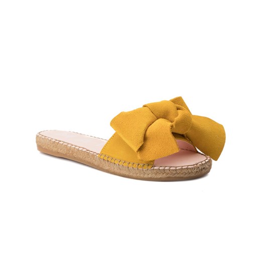 Manebi Espadryle Sandals With Bow M 2.2 J0 Żółty Manebi 36 okazyjna cena MODIVO