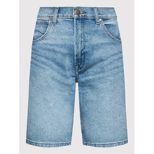 Wrangler Szorty jeansowe Colton W15VYL29R Niebieski Regular Fit Wrangler 31 okazja MODIVO